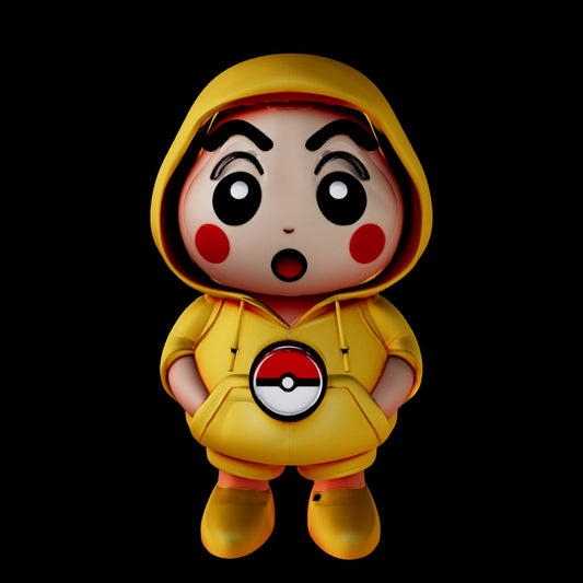 Shinchan Face Changing Keychain